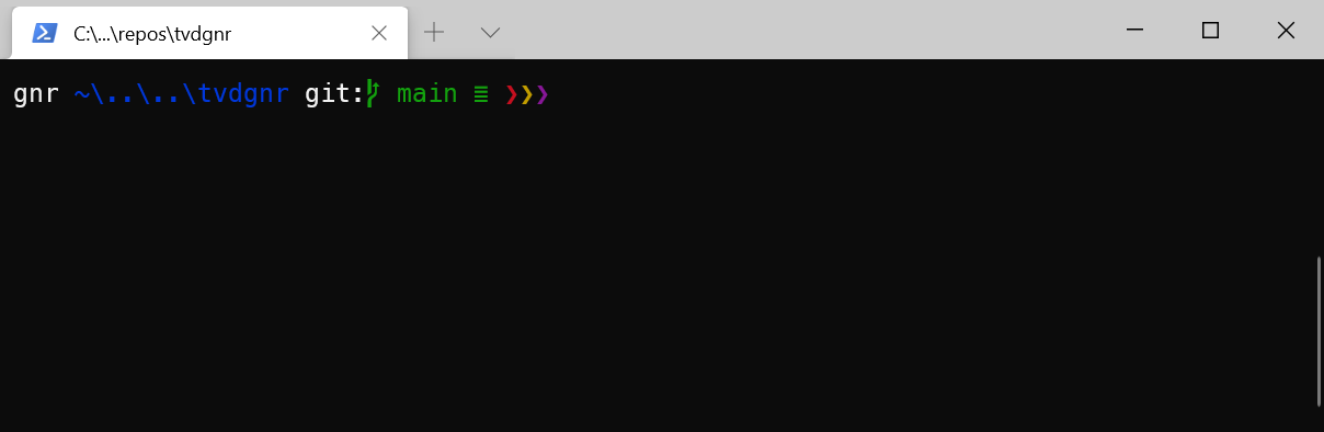 Windows Terminal with Git
